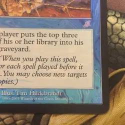 Magic MTG Scourge FOIL Brain Freeze NEAR MINT NM - Image 5