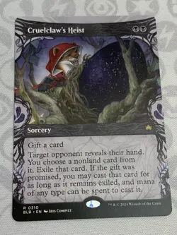 C1359 MAGIC GATHERING BLOOMBURROW CRUELCLAW'S HEIST #0310 SHOWCASE NM - Image 1