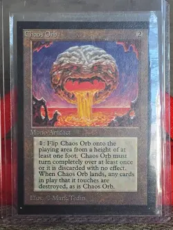 1993 CHAOS ORB Magic the Gathering Collector's Edition CE MTG Sharp Corners - Image 1