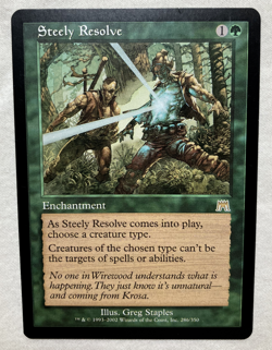 MTG Steely Resolve - NM x1 - Onslaught - Image 1