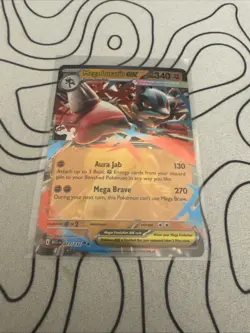 077/132 Mega Lucario ex Prize Pack Stamped Series 8 Pokemon TCG Mega Evolution - Image 1