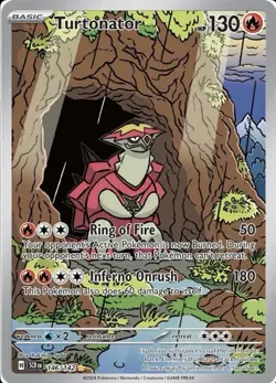 🏔Turtonator | 146/142 | Illustration Rare | Stellar Crown | Pokemon TCG 🏔 - Image 1
