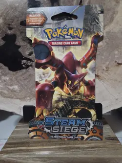 Pokemon XY Steam Siege Sleeved Booster Pack Factory Sealed - Image 1