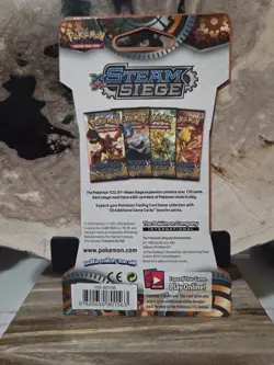 Pokemon XY Steam Siege Sleeved Booster Pack Factory Sealed - Image 2