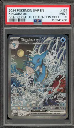 Pokemon Kingdra ex SFA Special Illustration Coll. Promo SVP EN 131 PSA 9 Mint - Image 1