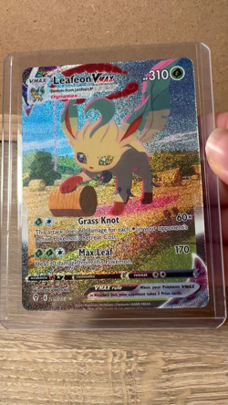 Pokemon Leafeon VMAX Alt Art Secret Rare Evolving Skies 205/203 NEAR MINT - Image 2