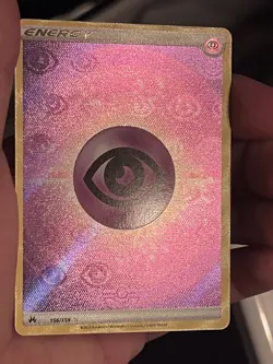 Pokemon TCG Psychic Energy (Texture Full Art) Crown Zenith 156/159 Holo Ultra 🔥 - Image 2