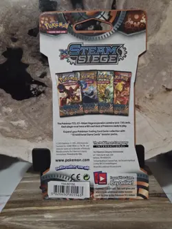 Pokemon XY Steam Siege Sleeved Booster Pack Factory Sealed - Image 2