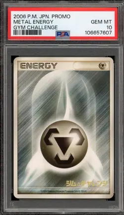 Pokemon Metal Energy Gym Challenge Japanese Promo PSA 10 Gem Mint - Image 1