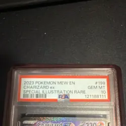 Pokemon Charizard ex 199/165 Scarlet & Violet 151 PSA 10 Illustration Holo - Image 2