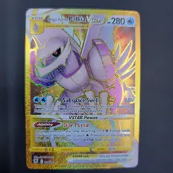 Pokemon Astral Radiance Origin Forme Palkia VSTAR 208/189 Gold Secret Rare NM - Image 3