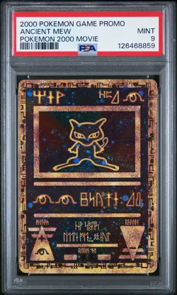 2000 POKEMON GAME MOVIE POKEMON 2000 MOVIE ANCIENT MEW PSA 9 - Image 1