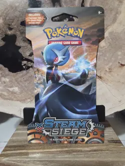 Pokemon XY Steam Siege Sleeved Booster Pack Factory Sealed - Image 1