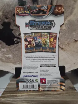 Pokemon XY Steam Siege Sleeved Booster Pack Factory Sealed - Image 2
