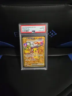 Pokemon Pikachu EX Gold Hyper Rare Surging Sparks SSP en 247/191 PSA 10 - Image 1