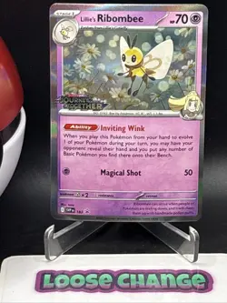 Lillie's Ribombee SVP183 Pokemon TCG SV Journey Together Prerelease Promo NM - Image 1