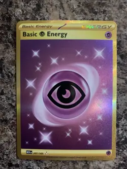 Basic Energy 207/165 (Psychic) Gold Secret Rare Holo Pokemon - Image 1