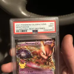 Mewtwo EX - 54/99 - Celebrations Classic Collection Pokemon - PSA 9 - Image 3