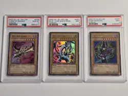 Vintage Yugioh PSA 9 10 Set LOB Blue-Eyes White Dragon Dark Magician (Korean) - Image 1