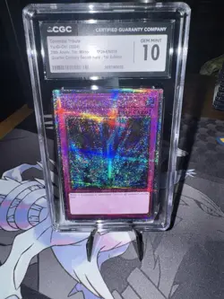 Yugioh 25th Ann. Torrential Tribute 1st QCSR Secret Rare MP24 Grade 10 POP 2 💎 - Image 1