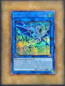 Yugioh Dragunity Knight - Romulus MP20-EN145 Secret Rare 1st Ed NM - Image 1