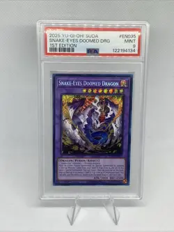 Snake-Eyes Doomed Dragon Ultra Rare 1st Edition - Suda - 2025 YU-GI-OH! - PSA 9 - Image 1
