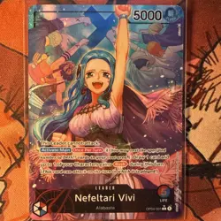 Nefeltari Vivi Alt Art Leader OP04-001 One Piece English - Image 1