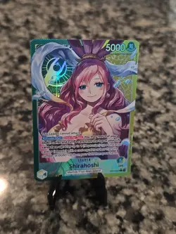 One Piece CCG Shirahoshi OP11-022 ,A Fist of Divine Speed Alternate ART Leader - Image 1