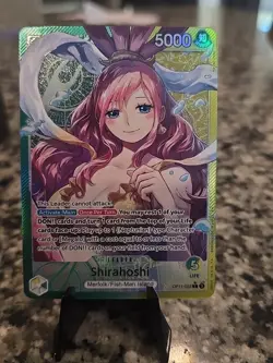 One Piece CCG Shirahoshi OP11-022 ,A Fist of Divine Speed Alternate ART Leader - Image 2