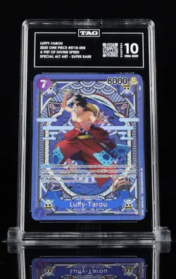 One Piece Luffy-Tarou SP OP11 a Fist of Divine Speed English TAG Gem Mint 10 - Image 1