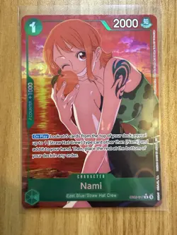 One Piece Nami Alt Art EB02-017 Rare Anime 25th Collection - Near Mint - Image 3