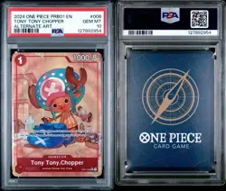 2024 ONE PIECE PRB01 TONY TONY CHOPPER ALTERNATE ART # 006 PSA 10 - Image 3