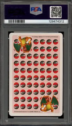 Pokemon Stadium Red Playing Cards Beedrill King of Hearts PSA 9 Mint - Image 2