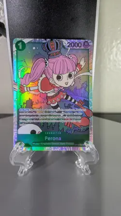 Perona OP12-034 Legacy of the Master Foil One Piece Trading Card Game - Image 1
