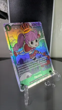 Perona OP12-034 Legacy of the Master Foil One Piece Trading Card Game - Image 2