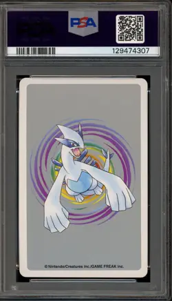 Pokemon Silver Playing Cards Primeape 5 of Clubs #057 PSA 7 - Image 2