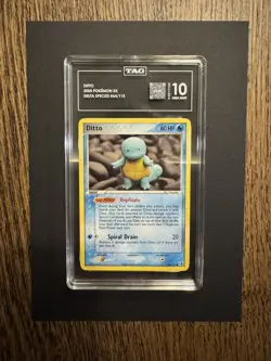 TAG 10 (#1 Ranked) Ditto [Squirtle] 2005 EX Delta Species 64/113 Pokemon Card - Image 4