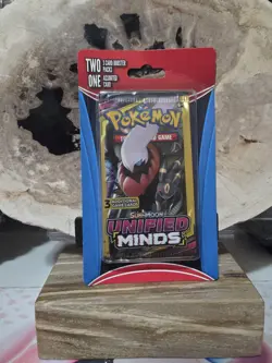 Pokemon Unified Minds 2-Pack (3-Card Booster Packs) Blister Factory Sealed - Image 1