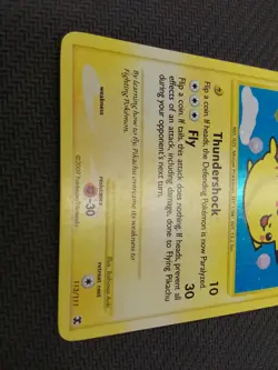 Flying Pikachu 113/111 Platinum Rising Rivals Pokemon Card Holo Secret Rare LP - Image 2