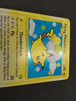 Flying Pikachu 113/111 Platinum Rising Rivals Pokemon Card Holo Secret Rare LP - Image 3