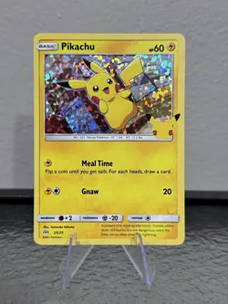 Pikachu 25/25 Holo Celebrations 25th Anniversary McDonald's Pokemon Card NM - Image 1