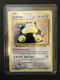 Pokemon TCG Snorlax XY179 Holo Promo Card - Image 1