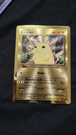 Pikachu - (Celebrations Metal Card) 058/102 Miscellaneous Cards & Products Holo - Image 1