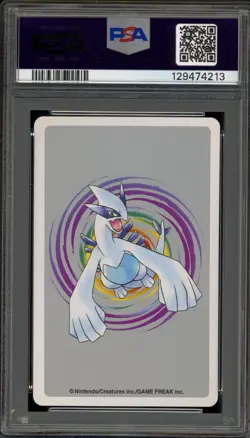 Pokemon Silver Playing Cards Entei 7 of Hearts #244A PSA 9 Mint - Image 2