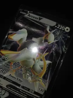 Pokemon Arceus V & VSTAR Brilliant Stars Holo Basic Metal Cards - Image 3