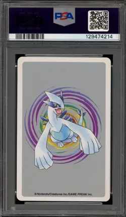 Pokemon Silver Playing Cards Vaporeon 7 of Spades #134 PSA 9 Mint - Image 2