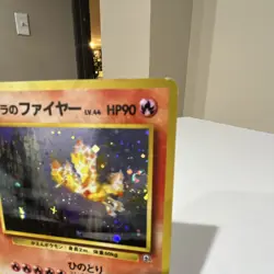 Pokemon Blaine's Moltres Challenge Darkness Holo Rare 90 HP Japanese TCG Card - Image 4