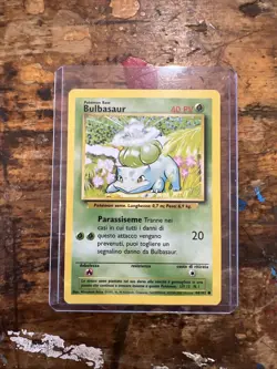 Pokemon TCG Bulbasaur 44/102, Unlimited Common Card, Base Set - NM/LP - Image 1
