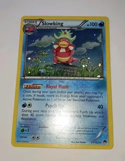 Vintage SLOWKING - 21/122 Breakpoint Cosmos Holo Rare Pokemon Card LP/NM 2016 - Image 1