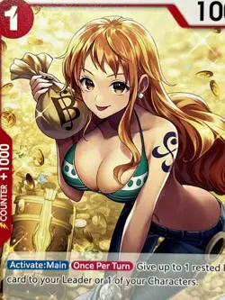 Nami ST01-007 Tournament Pack Vol. 3 Pre-Release (Centered) MINT Promotion Card - Image 1